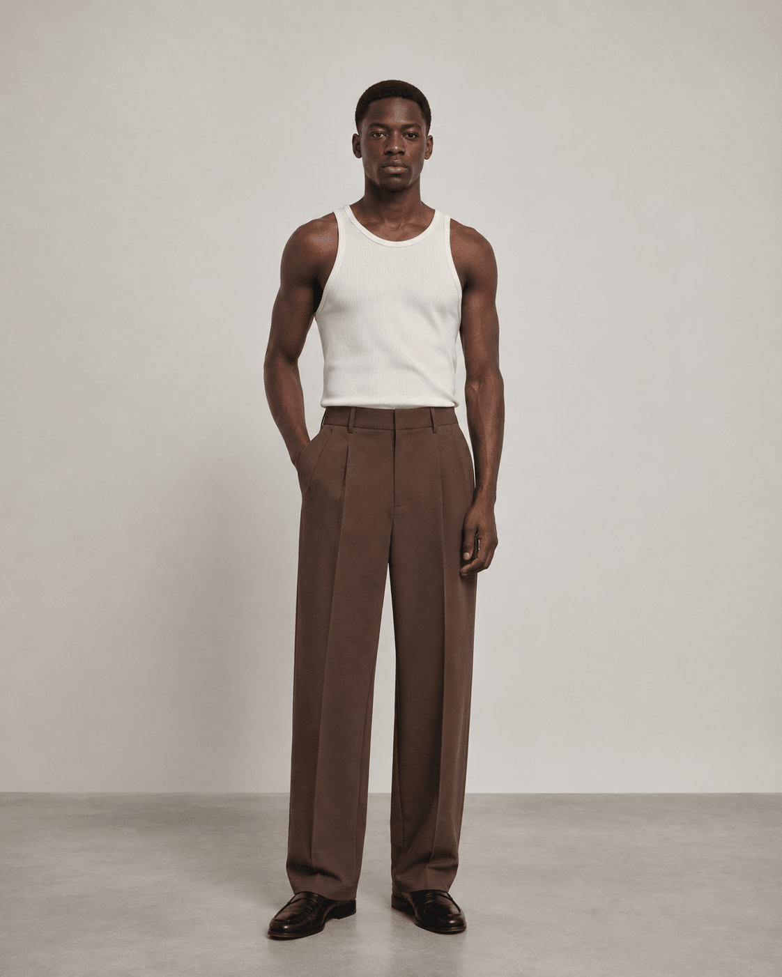 Relaxed Trouser - Cacao Brown - MUARACHA
