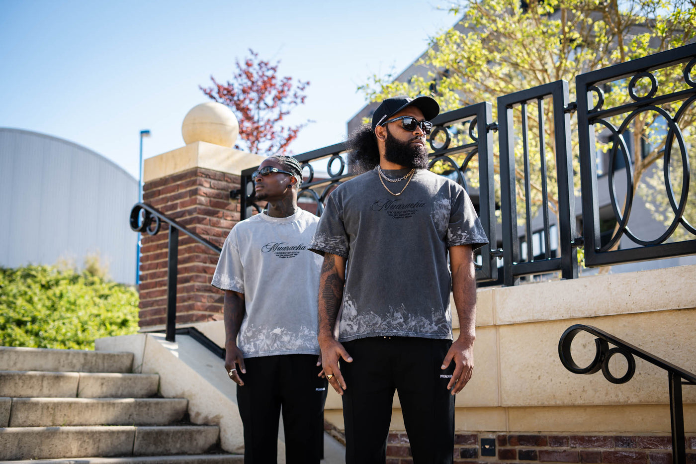 MUARACHA Chapter 01 Foundations — editorial photograph, heavyweight cotton tees