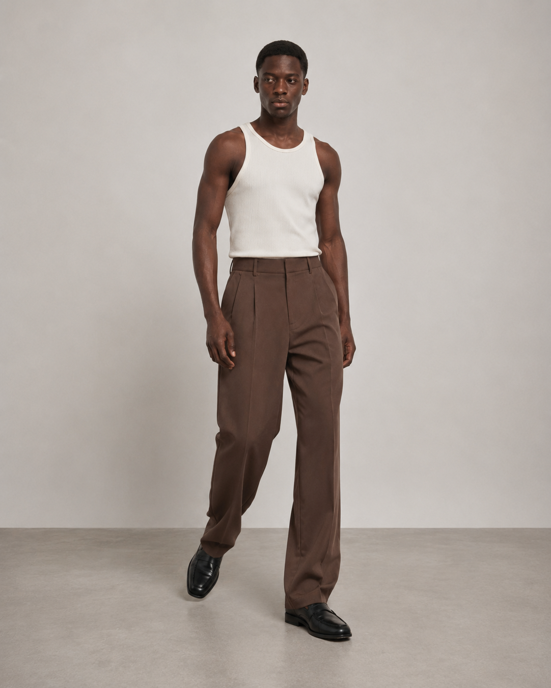 Relaxed Trouser - Cacao Brown